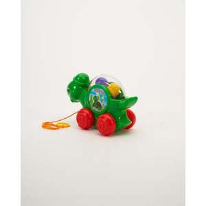 Jouet musical en plastique souple pour enfants Anand Kids' Turtle Pull-Along Buddy, compagnon de marche lent et assuré - Product Image 3