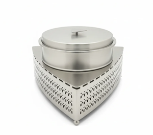 Cacerola Moderna de Acero Inoxidable Pulido para Servir Comida, Calentador de Comida, para Buffet, Fiestas, Uso en el Hogar, Cocina, Hotel - Product Image 5