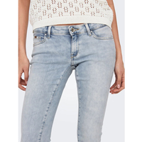 Pantalones vaqueros ajustados para mujer, pantalones vaqueros transpirables de espera media para Boyfriend Life, pantalones vaqueros para niñas, Pantalones vaqueros de Color claro