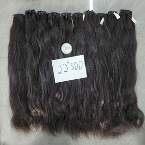 Vente en gros 100% cheveux humains vierges vietnamiens paquets de dentelle transparents droits naturels-cheveux Remy non traités peuvent être teints blanchis - Product Image 5