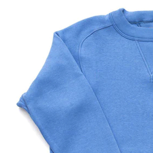 Sudadera con capucha con diseño de logotipo personalizado, letras blancas y cielo azul, estampado lavado con ácido bordado - Product Image 3