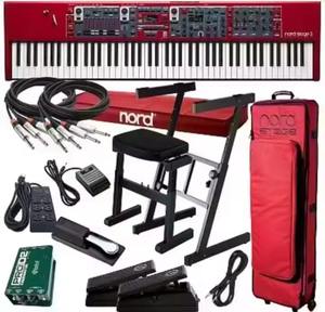 Véritable clavier de piano numérique Stage 3 à 88 touches, entièrement pondéré, avec action marteau - Product Image 1