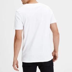 Camiseta de Verano Casual de Manga Corta para Hombre, Estilo Urbano, Tejida, 100% Algodón, Tallas Grandes, Diseño de Logotipo Personalizado OEM de Marca Privada - Product Image 2