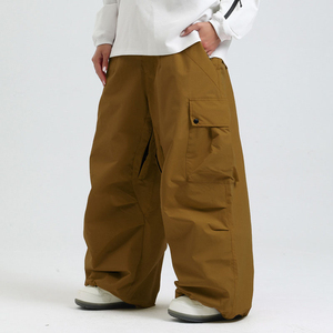 Nuevos pantalones de esquí sueltos de estilo Hip Hop Unisex holgados transpirables a prueba de viento impermeables ligeros para deportes al aire libre - Product Image 2