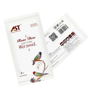 OEM/ODM Lingettes humides Rose Dewi à base de coton pour le soin de la peau avec parfum de camomille - Product Image 4