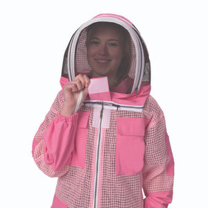 Traje de apicultura personalizado de secado rápido de alta calidad de nuevo diseño claro/rosa, traje de apicultura transpirable al por mayor - Product Image 4