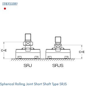 Hephaist ข้อต่อกลิ้งทรงกลมแบบหลายองศาทำจากญี่ปุ่นมีความแข็งแกร่งสูงความแม่นยำสูง - Product Image 3