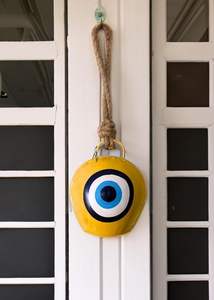 Paquete de 2 Campanas de mal de ojo Feng Shui Vastu, Nazar Batu Suraksha Kavach Colgando para la buena suerte, Prosperidad-Hogar, Oficina, Regalos - Product Image 5