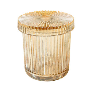 Vaso de Vidrio con Rayas Verticales - Elegante y Moderno, Porta Hisopos de Algodón, Taza de Té para Restaurante, Taza de Café para el Hogar, Vaso para Enjuague Bucal - Product Image 5