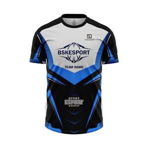 E Sports Competición Impreso Camisetas Alta calidad Transpirable Ligero Diseños personalizados Poliéster Spandex Camiseta Hombres E-Sports - Product Image 3