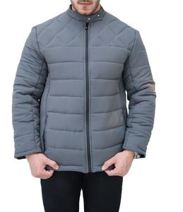 Chaqueta Acolchada Personalizada con Cremallera, Chaqueta de Invierno 100% Nailon para Hombre - Product Image 1