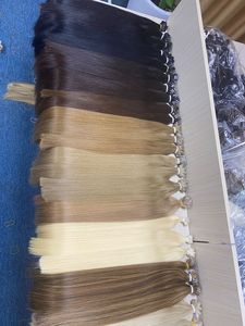 ผมต่อแบบ100% ธรรมชาติของมนุษย์ทำจากใยดิบผมเรมี่แท้แบบไล่ระดับ - Product Image 2