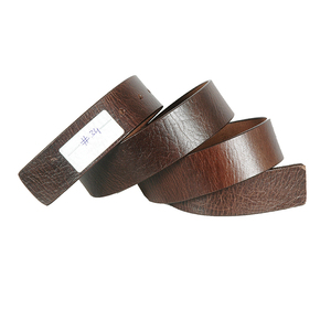 Cinturones de cuero genuino con logotipo personalizado para hombre, cinturón de cuero estilo OEM de proveedor indio - Product Image 6