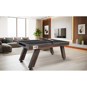 Table de jeu multifonction 3-en-1 Stag iconic avec plateau de billard et de tennis de table, finition bois foncé - Product Image 4