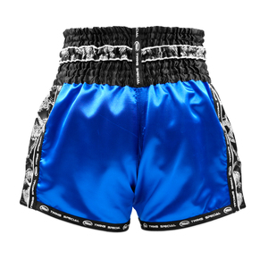 Pantalones Cortos Especiales para Gemelos, Sublimados de Alta Calidad, Ligeros, Personalizados, Color Azul, Elásticos, de Secado Rápido, para Muay Thai - Product Image 3