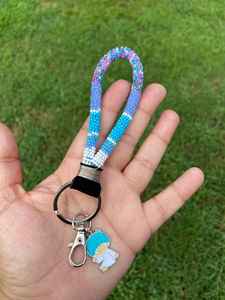 พวงกุญแจลูกปัดแก้วทำมือ |   พวงกุญแจหลากสีสัน น้ำหนักเบา ตกแต่งสวยงาม |   VRNQ - Product Image 5