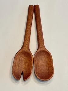 Wholesale Wood Serving Spoon for Cooking Utensil Natural <b>Wooden</b> Spoon and Fork <b>Set</b> for Customized Size - Product Image 3