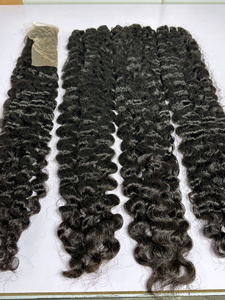 Cabello Humano Vietnamita Remy, Directo de Fábrica, Ondulado Profundo, Ondulado Natural, Doble Trama a Máquina, Todos los Colores - Product Image 6
