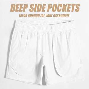 Shorts de course décontractés pour hommes en gros, écologiques, respirants, à séchage rapide, de qualité supérieure pour la vente en ligne - Product Image 4