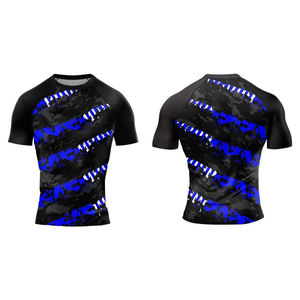 Venta al por mayor de tallas grandes de los hombres de lucha libre Camiseta cómoda reversible de poliéster diseño fresco para adultos ropa deportiva oferta - Product Image 5