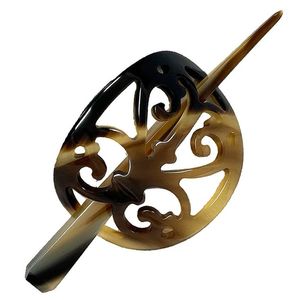 Elegante Vintage tallado cuerno de búfalo palo de pelo y pasadores estilo amor elegante accesorios para el cabello con características elegantes - Product Image 4