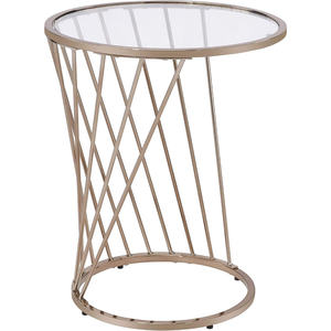 Modern 2-Tier <b>Wooden</b> Top & <b>Black</b> Metal <b>Side</b> <b>Table</b> for Home Decor-Accent Furniture for Living Room Bedroom or Office - Product Image 5