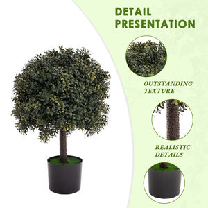 Persediaan taman tanaman buatan untuk dekorasi rumah pot Semak buatan tanaman rumah buatan pohon luar ruangan - Product Image 5