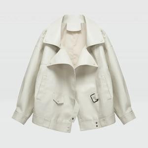 Streetwear décontracté moderne femmes nouveau élégant femme Chic surdimensionné dames doux recadrée vintage en détresse double boutonnage veste - Product Image 4