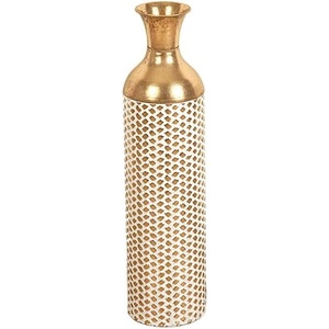 Vase martelé en nickel plaqué, décoration florale, centre de table pour la maison, le bureau ou un cadeau, design vintage et moderne - Product Image 3