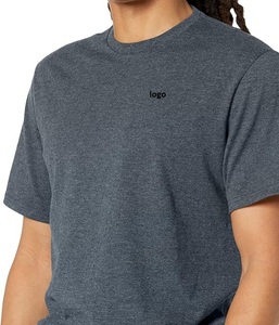 T-shirt à col rond à manches courtes pour homme 60% coton 40% polyester Logo personnalisé T-shirt de haute qualité de BD - Product Image 5