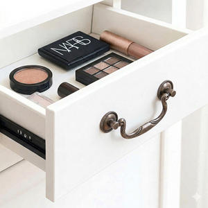 Poignées de tirage multifonctionnelles en alliage de zinc bronze antique en forme de papillon pour armoires de salle de bain, commodes, décoratives contemporaines - Product Image 5