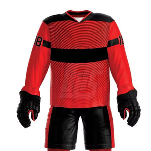 Ensemble de maillot et de pantalon de hockey sur glace respirant pour les joueurs de jeunes et adultes, uniforme de hockey sur glace - Product Image 3