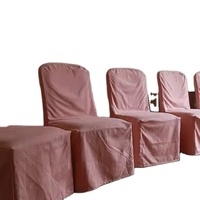 Housses de chaise jacquard 100 % coton de qualité supérieure 2024 avec couleurs teintes sur mesure, taille universelle, pour mariages, banquets et événements PK
