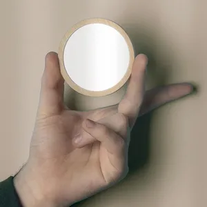 Miroirs personnalisés en bambou, gadgets promotionnels, miroirs personnalisables - Product Image 2