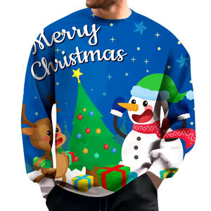 Unisex <b>Christmas</b> Shirts for Men Women Graphic Pullover Hooded Sweatshirt with Pockets With Your Own Logo - Product Image 6