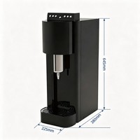 Distributeur de boissons à l'azote commercial MWlab SUPERNITRO, mousse dense à une touche, pour comptoir, pour café nitro, thé, thé pétillant