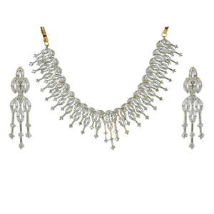 Ensemble de bijoux de mariée vintage plaqué or avec zircon pour mariage ou cadeau - Product Image 3
