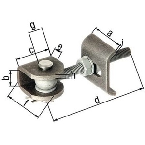 บานพับเหล็กดิบ GAH สำหรับรั้ว โครงตาข่าย และประตู 60x27x45x130x28x50x8x5 มม. บานพับประตูแบบบรรจุถุง 60x27x45x130x28x50x8x5 มม. - Product Image 1