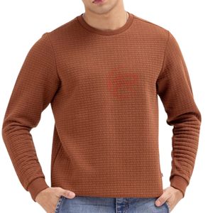 Bajo MOQ Hombres Custom Logo Fleece Sudadera OEM ODM Impreso Pullover Invierno Cálido Fábrica Venta al por mayor Camisa - Product Image 4