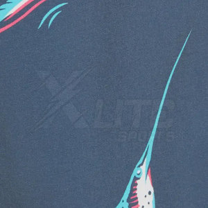 Shorts décontractés pour hommes, coupe classique, taille mi-haute, sublimation, tissu en coton mélangé doux, séchage rapide et respirant - Product Image 6
