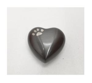 Urna de cremación de latón en forma de corazón, recuerdo funerario único de alta calidad para cenizas, Memorial de metal para Servicios de Cremación - Product Image 2