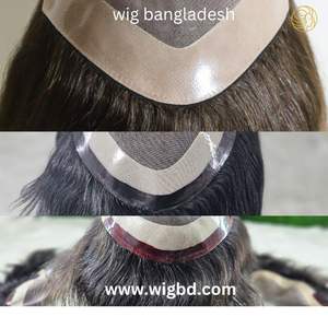 Système de remplacement de cheveux à base mono fine pour hommes cheveux européens Remy crépus droits avec style à vagues profondes - Product Image 2