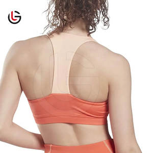 Sujetador deportivo transpirable de alto soporte para mujer al por mayor para gimnasio, yoga, material ligero de LICRA/nailon, diseño sin costuras - Product Image 2