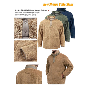 แจ็กเก็ตขนแกะของผู้ชายผ้าเชอร์ปา - Product Image 6