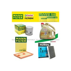 Vw Golf 7 1.2 Tsi - 1.4 Tsi Mann Kit di manutenzione filtro 2012-2017