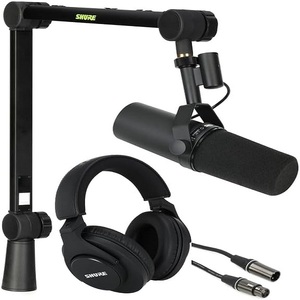 Microphone dynamique Shures SM7B de qualité supérieure avec bras articulé et kit de casque - Product Image 1