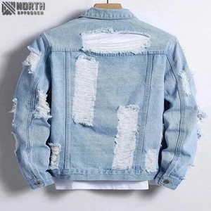 เสื้อแจ็กเก็ตผ้าแคนวาสสำหรับผู้ชายเสื้อแจ็กเก็ตผ้าเดนิมแฟชั่นสำหรับฤดูใบไม้ร่วง - Product Image 2