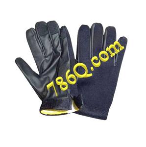 Keevlaar Gants tactiques en cuir à doigts entiers résistants aux coupures avec doublure en nylon Protection de sécurité légère - Product Image 1