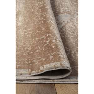 Modern MD002 Beige Soft Textured Long-Lasting Area Rug <b>Set</b> - Product Image 2