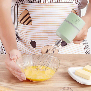 Batidora de Mano Inalámbrica de Velocidad Ajustable, Recargable, de 3 Velocidades, Unidad Portátil de Plástico, Funciona con Batería - Product Image 1